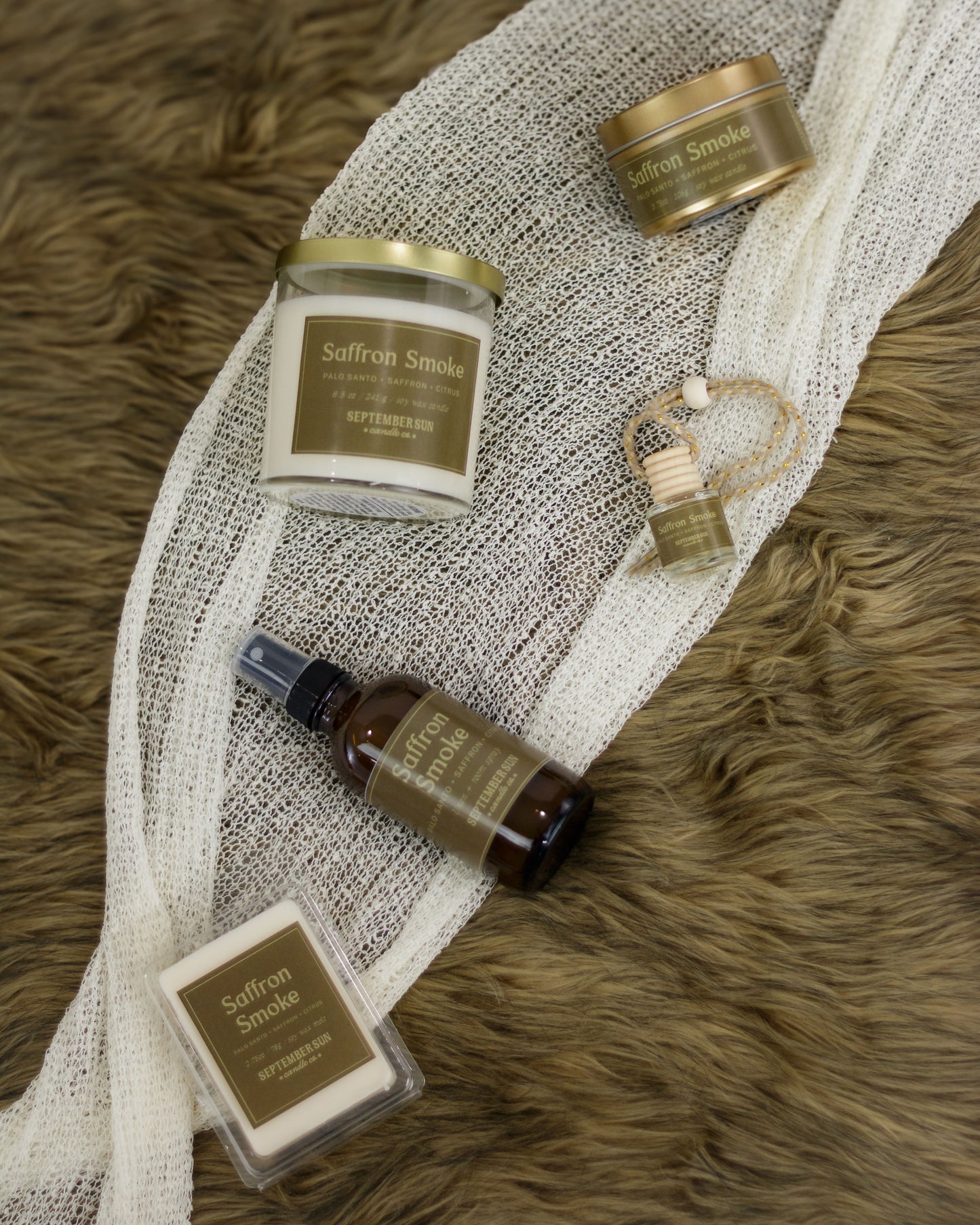 Saffron Smoke 3.75 oz Candle