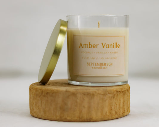 Amber Vanille 8.5 oz Candle