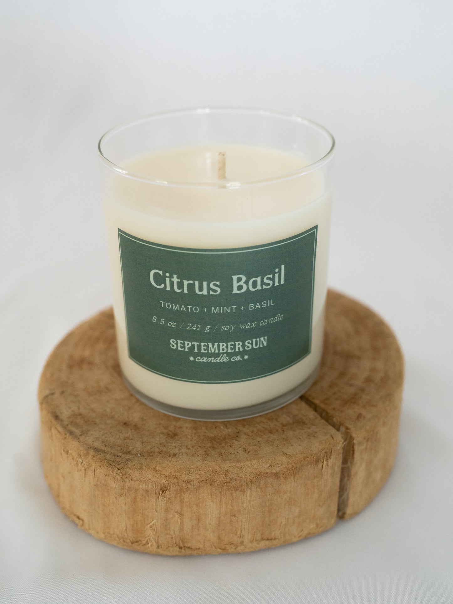 Citrus Basil 8.5 oz Candle