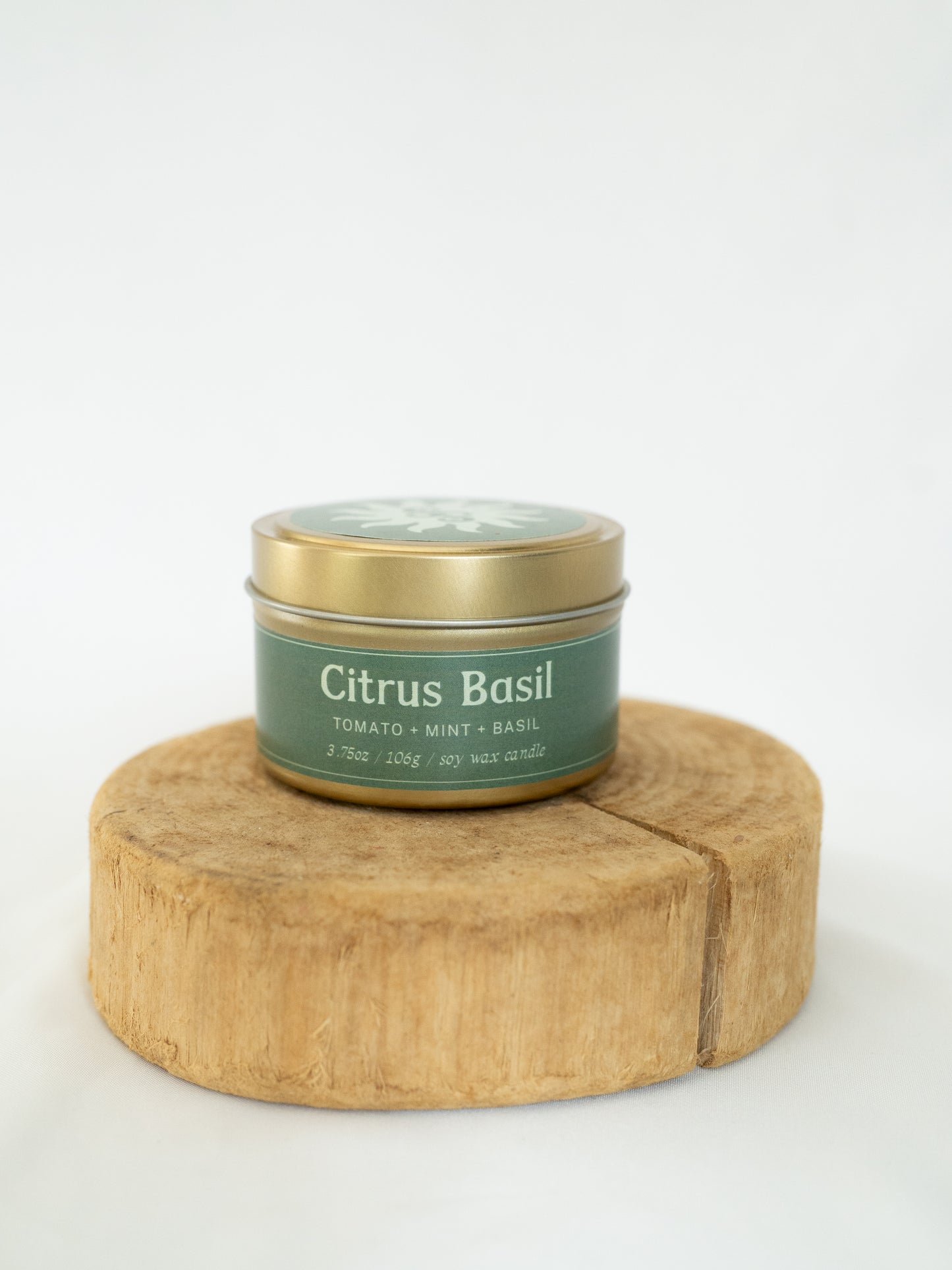 Citrus Basil 3.75 oz Candle