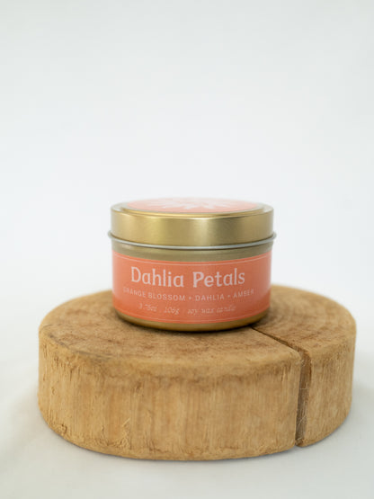 Dahlia Petals 3.75 oz Candle
