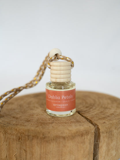 Dahlia Petals Car Diffuser