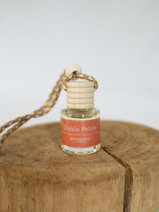 Dahlia Petals Car Diffuser