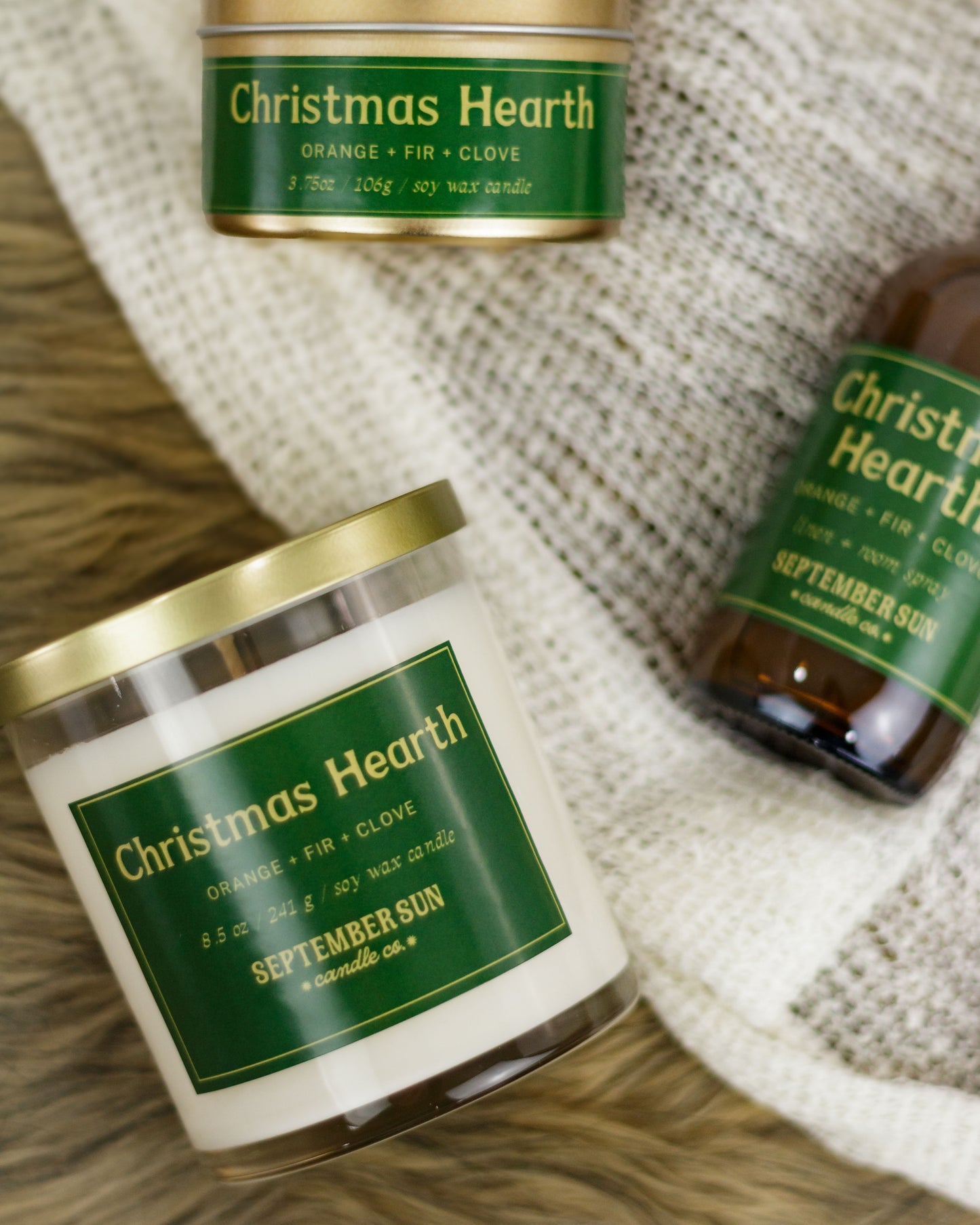 Christmas Hearth 8.5 oz Candle