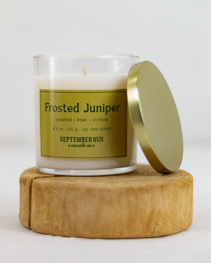 Frosted Juniper 8.5 oz Candle