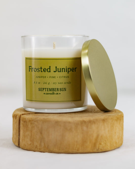 Frosted Juniper 8.5 oz Candle