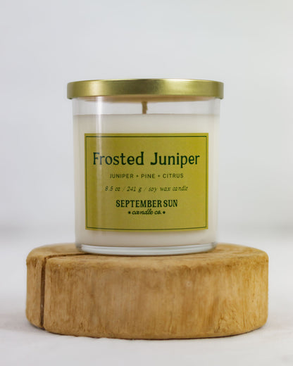 Frosted Juniper 8.5 oz Candle