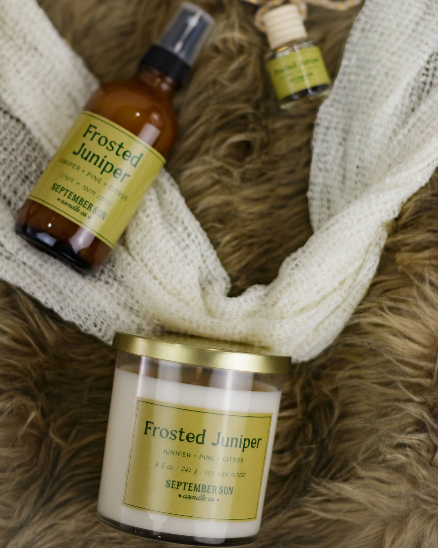 Frosted Juniper 8.5 oz Candle