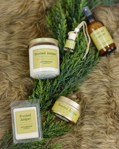 Frosted Juniper 8.5 oz Candle