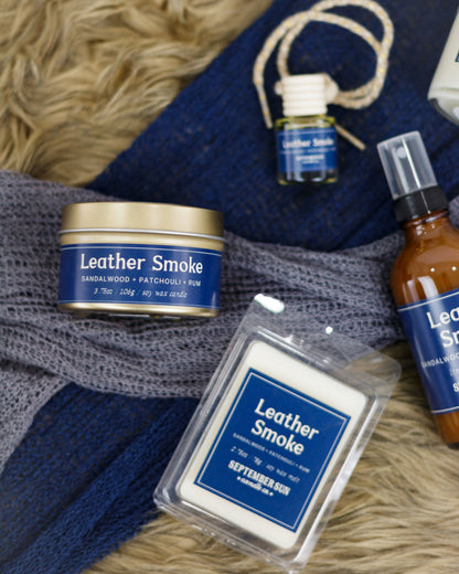 Leather Smoke 3.75 oz Candle