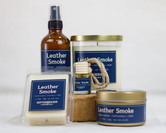 Leather Smoke Room and Linen Spray