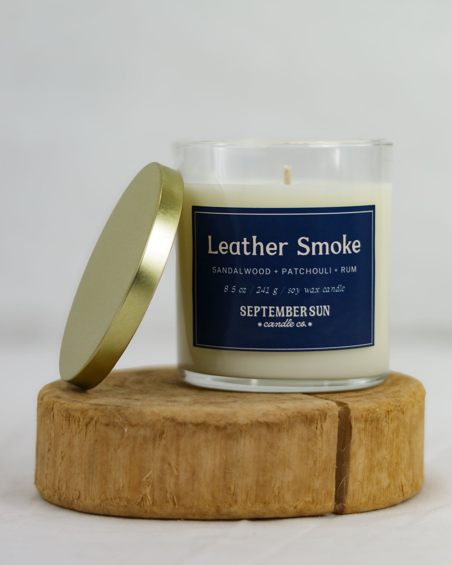 Leather Smoke 8.5 oz Candle