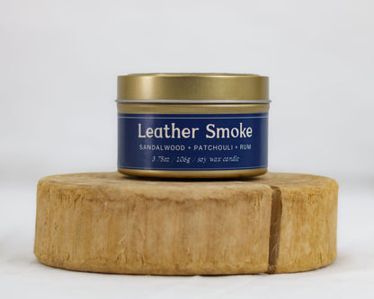 Leather Smoke 3.75 oz Candle