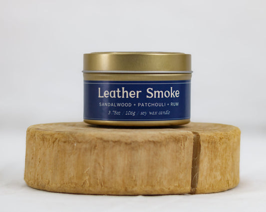 Leather Smoke 3.75 oz Candle