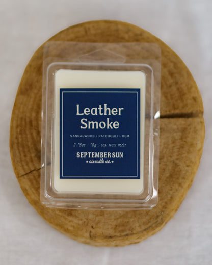 Leather Smoke Wax Melt
