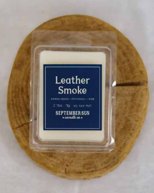 Leather Smoke Wax Melt