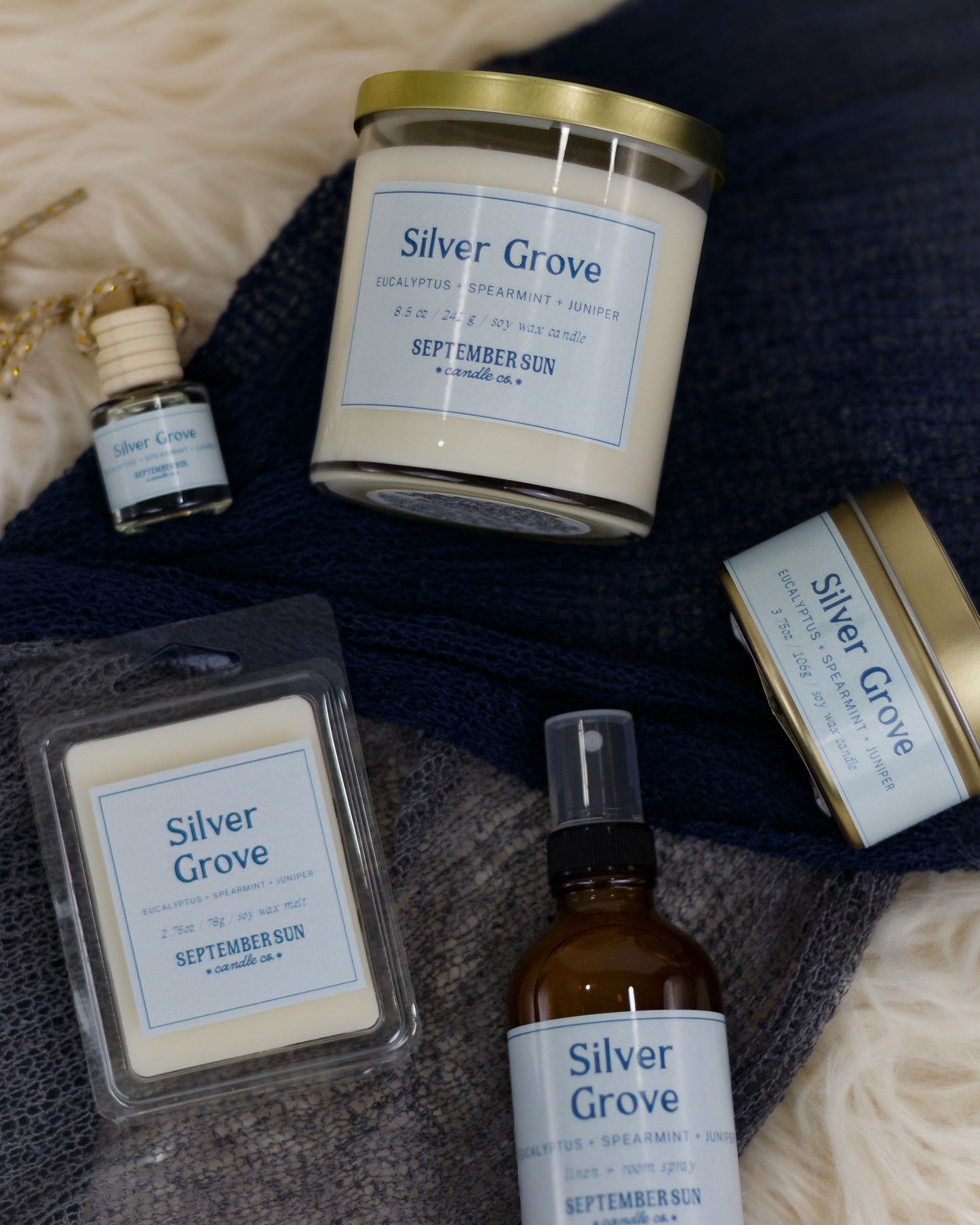Silver Grove 8.5 oz Candle