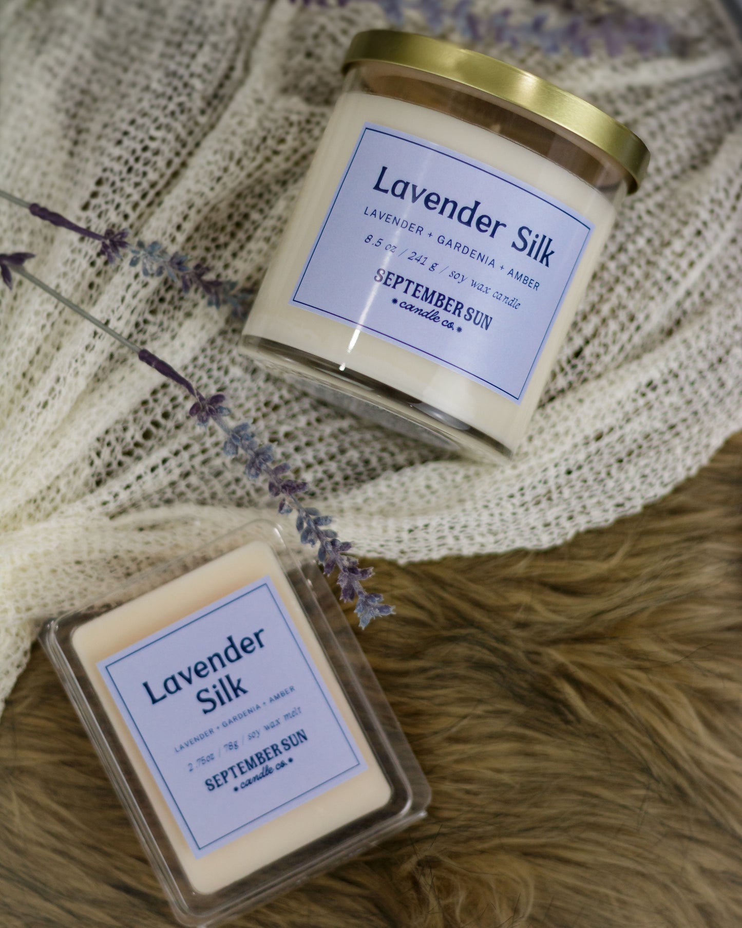 Lavender Silk 8.5 oz Candle