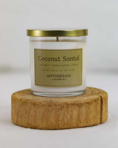 Coconut Santal 8.5 oz Candle