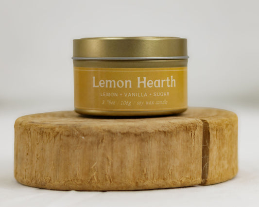 Lemon Hearth 3.75 oz Candle