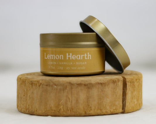 Lemon Hearth 3.75 oz Candle