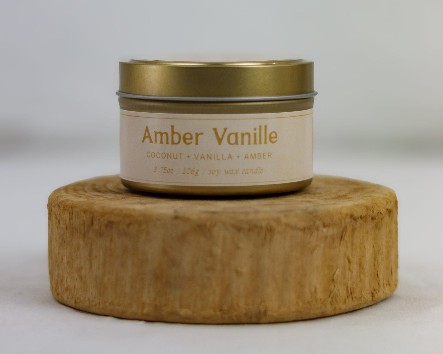 Amber Vanille 3.75 oz Candle