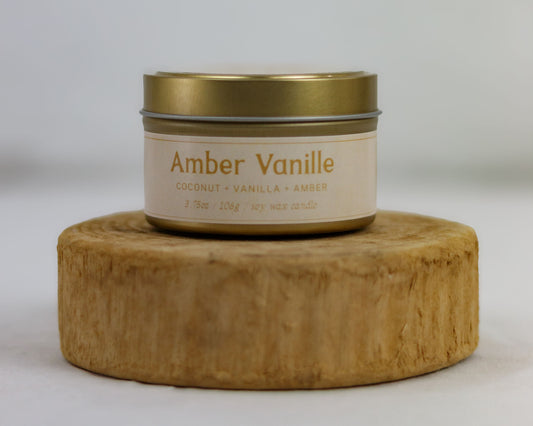 Amber Vanille 3.75 oz Candle