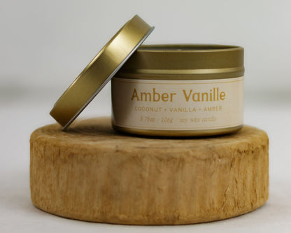 Amber Vanille 3.75 oz Candle