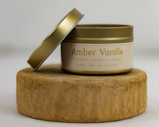 Amber Vanille 3.75 oz Candle