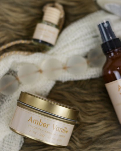 Amber Vanille 3.75 oz Candle
