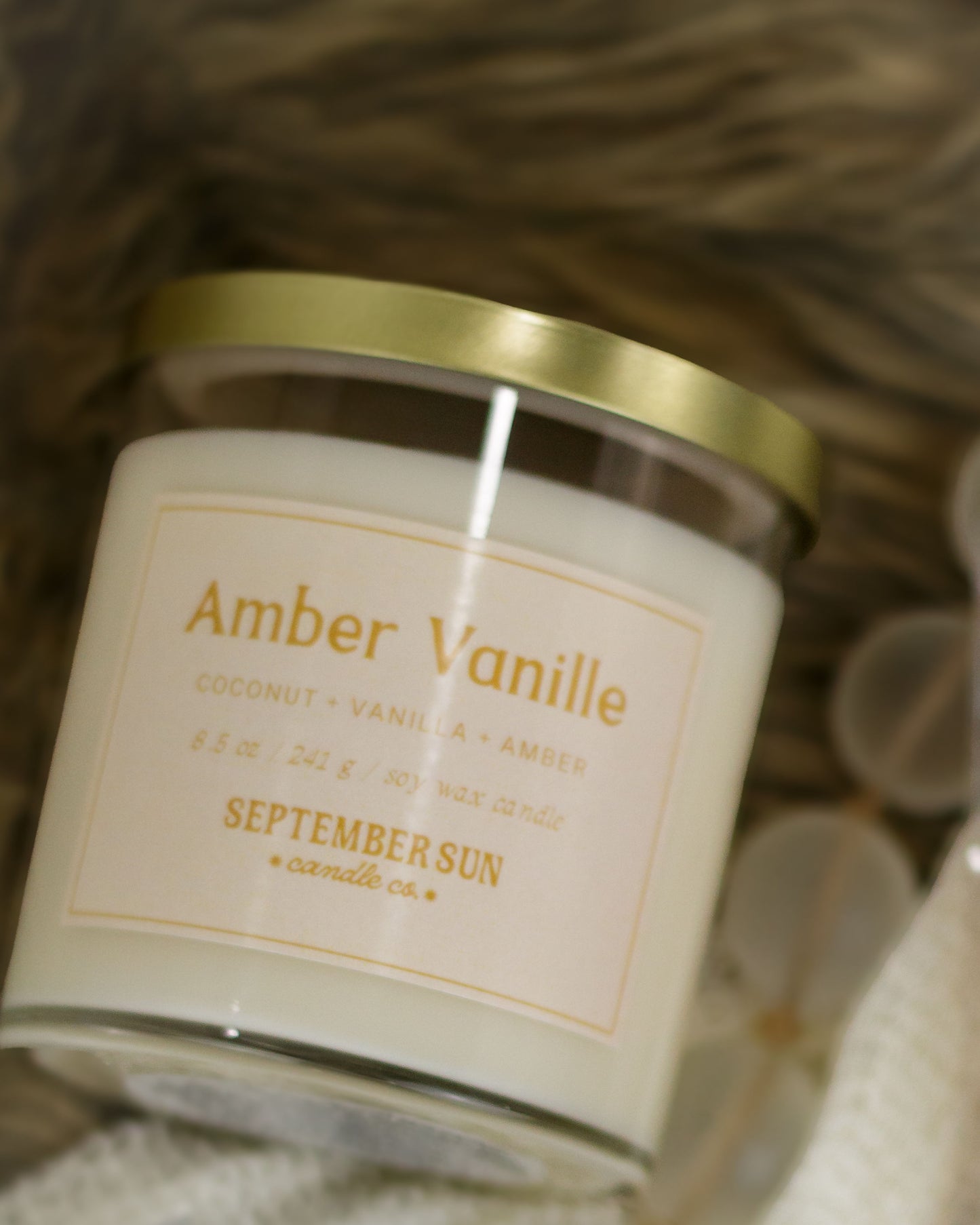Amber Vanille 8.5 oz Candle