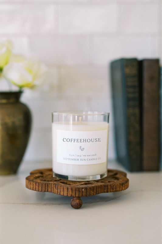 Coffeehouse 8.5 oz Soy Candle