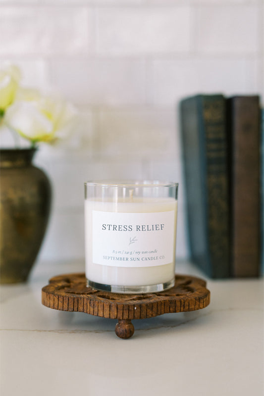 Stress Relief 8.5 oz Soy Candle